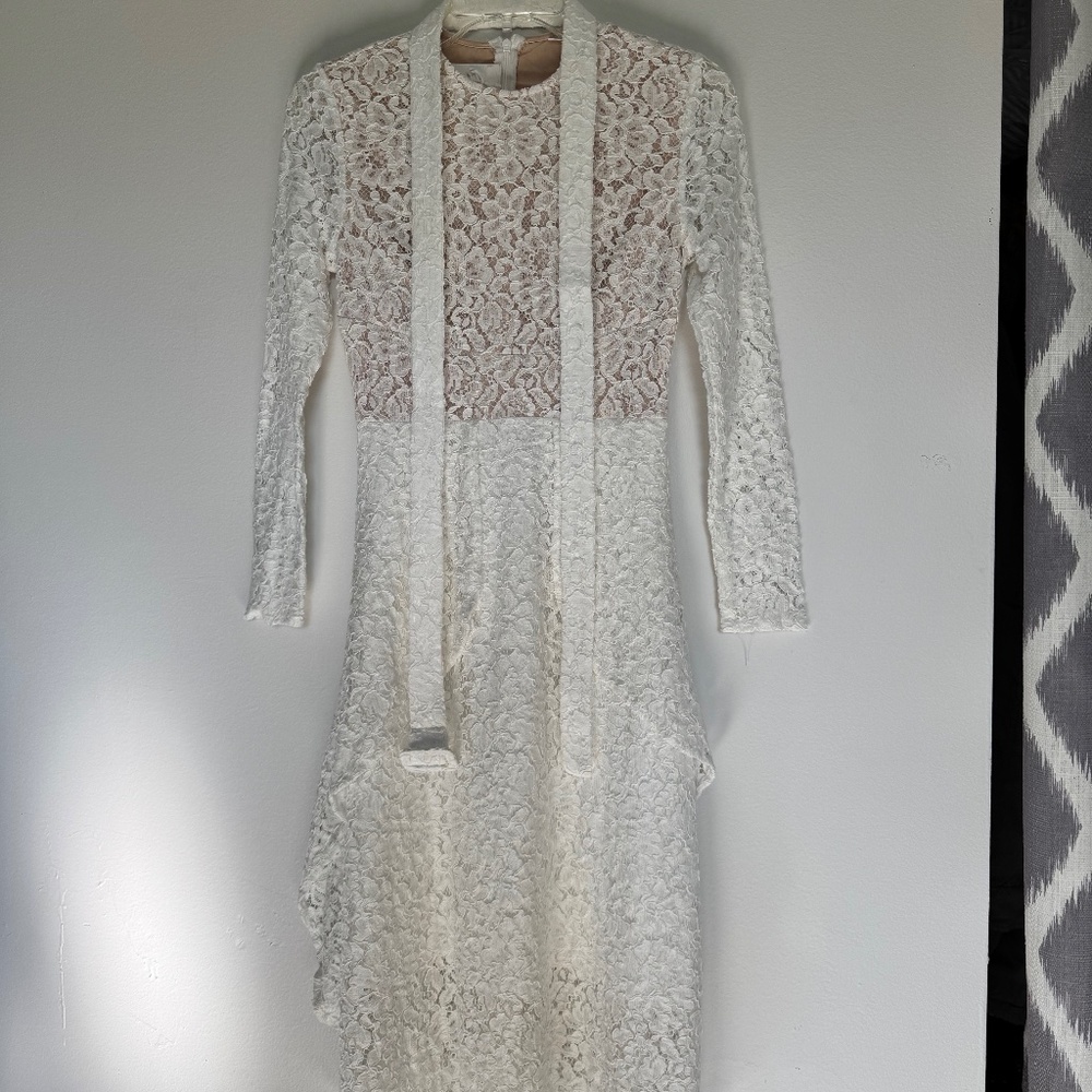 Tea length wedding dress